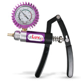 PRIMO LITE Vacuum/Pressure pump handle with a Purple protected Gauge -Purple