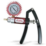 PRIMO LITE Vacuum/Pressure pump handle with a Red protected Gauge -Red