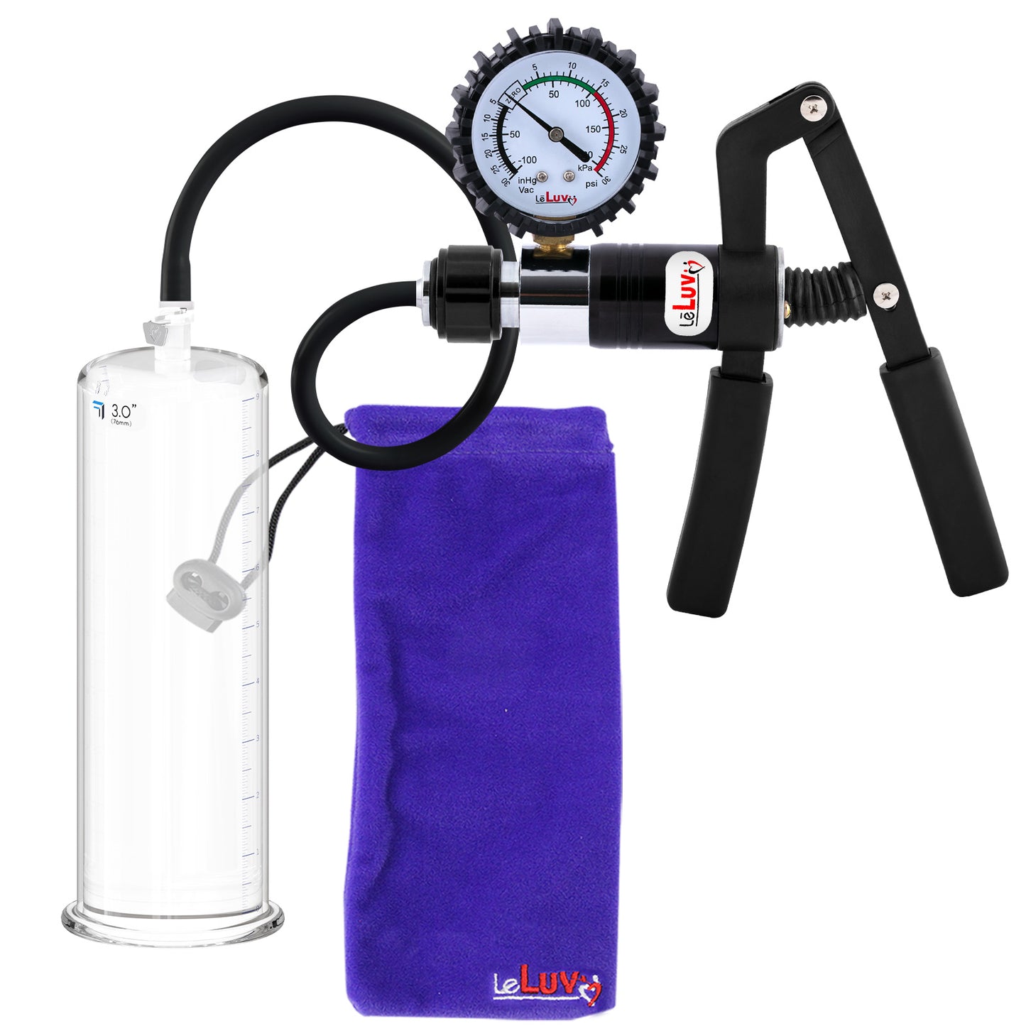 Black + Protected Gauge / 9" x 3.00"