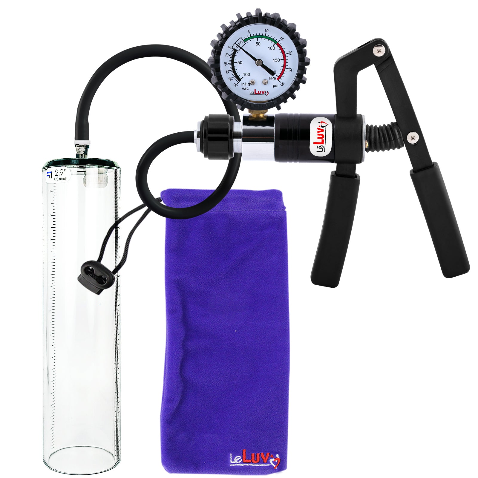 Black + Protected Gauge / 12" x 2.12"