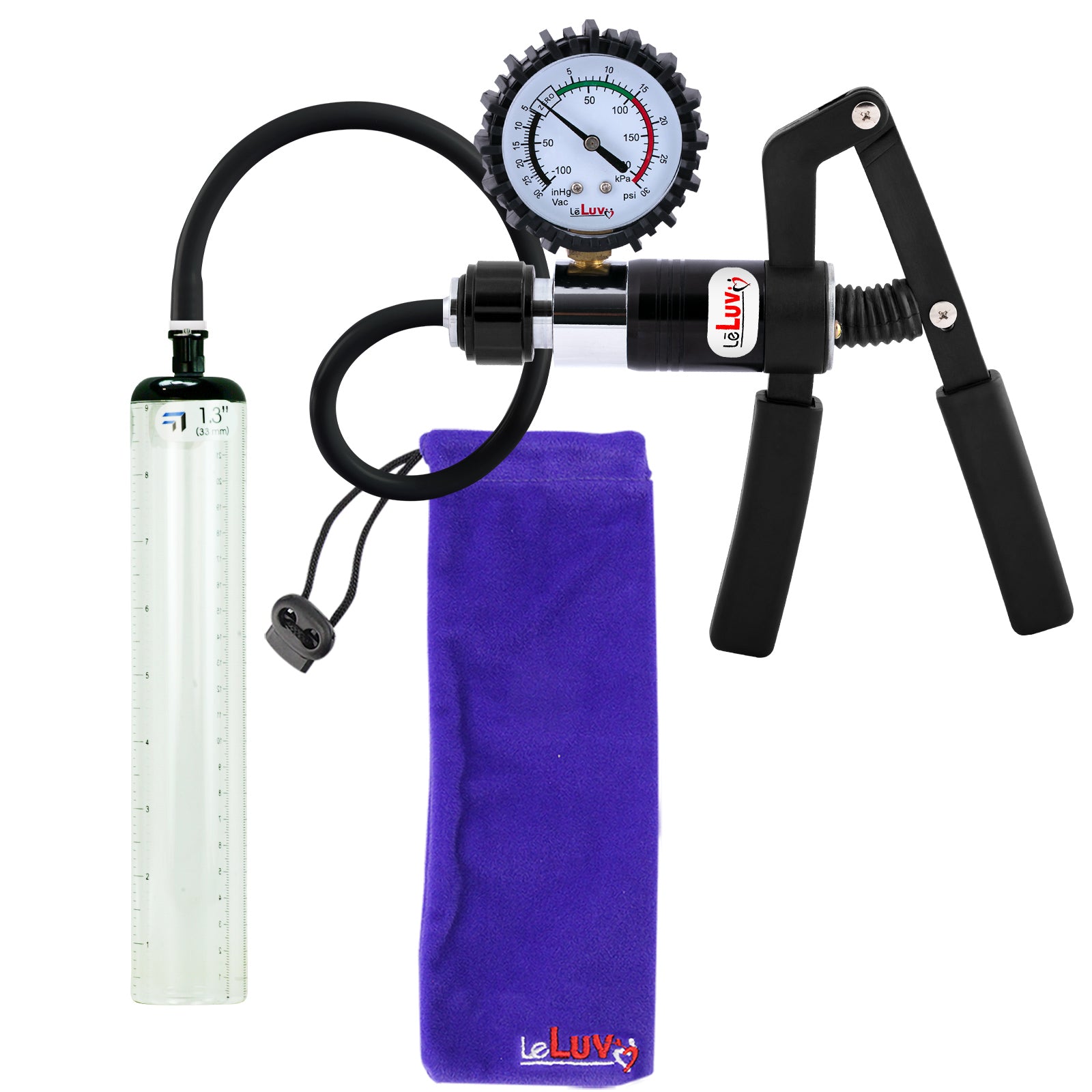 Black + Protected Gauge / 9" x 1.3"