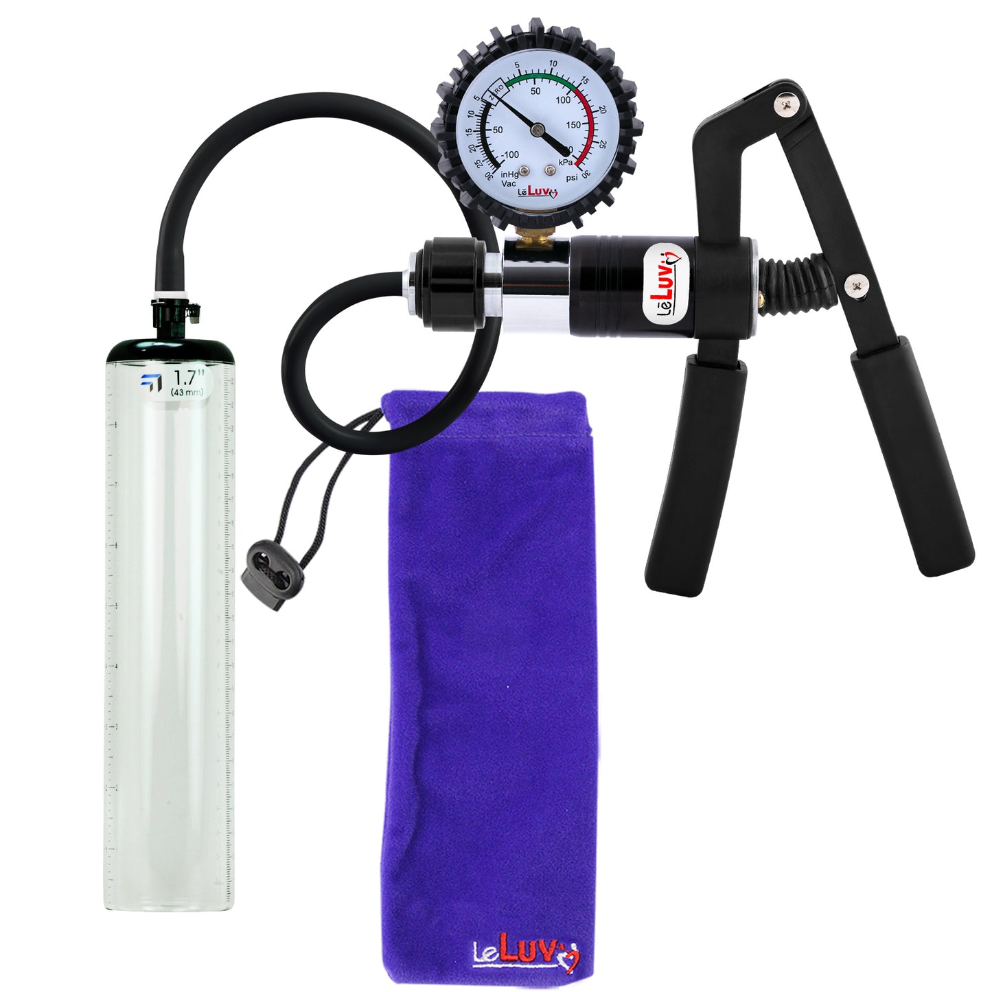 Black + Protected Gauge / 9" x 1.7"