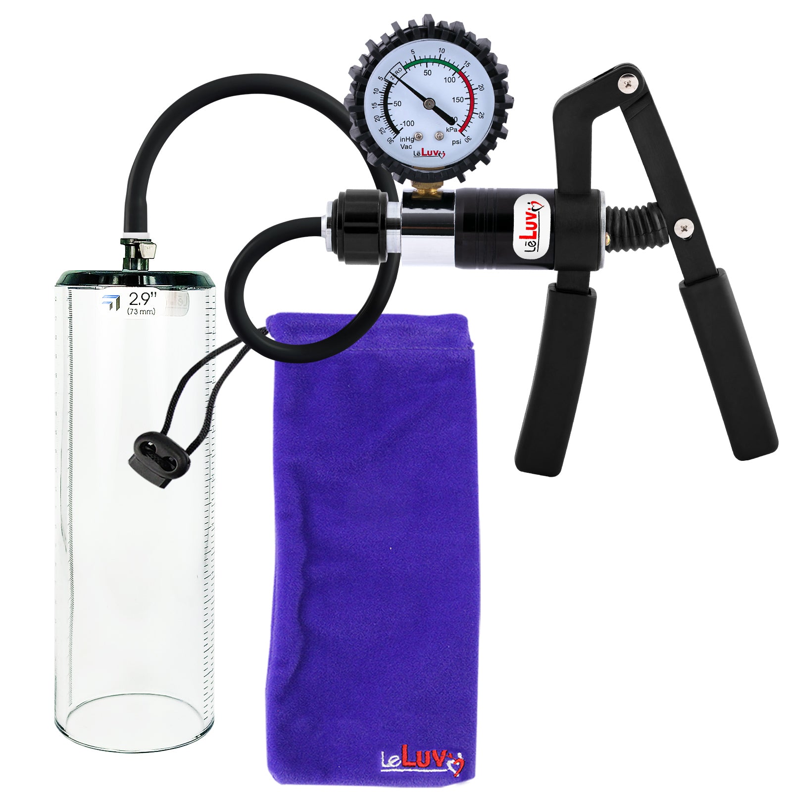 Black + Protected Gauge / 9" x 2.9"