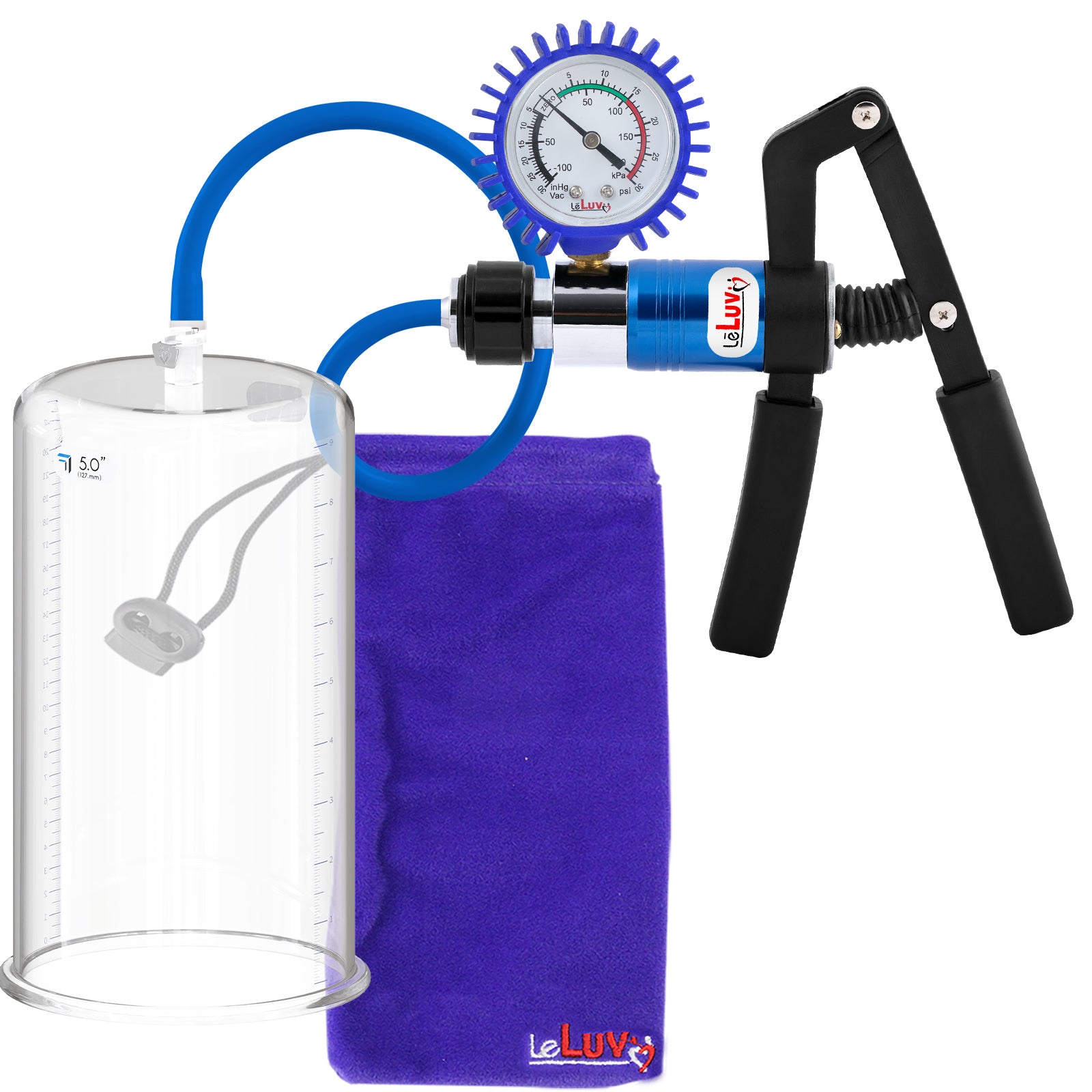 Blue + Protected Gauge / 9" x 5.00"