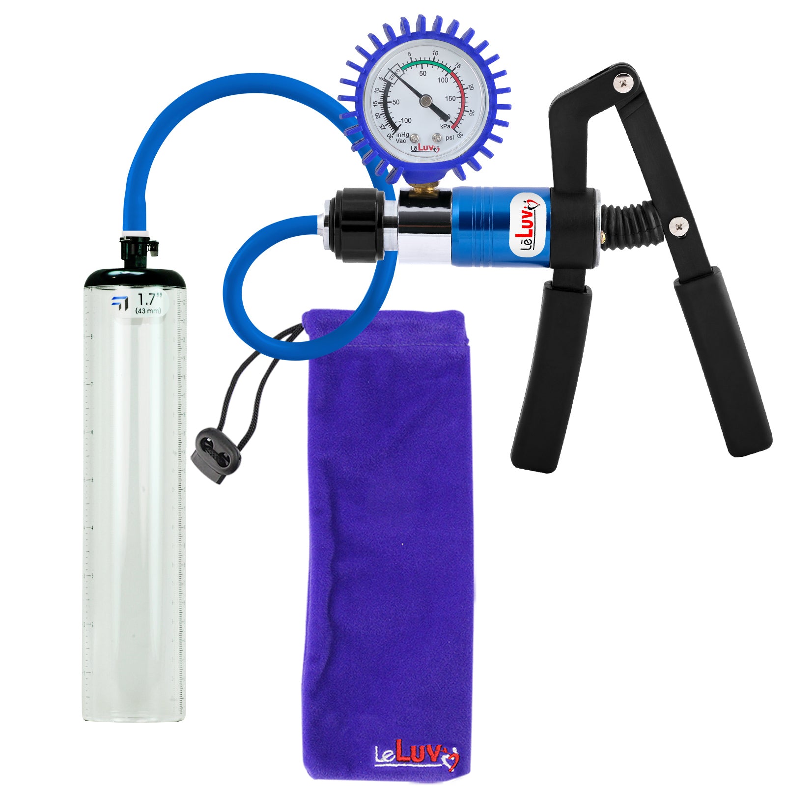 Blue + Protected Gauge / 9" x 1.7"