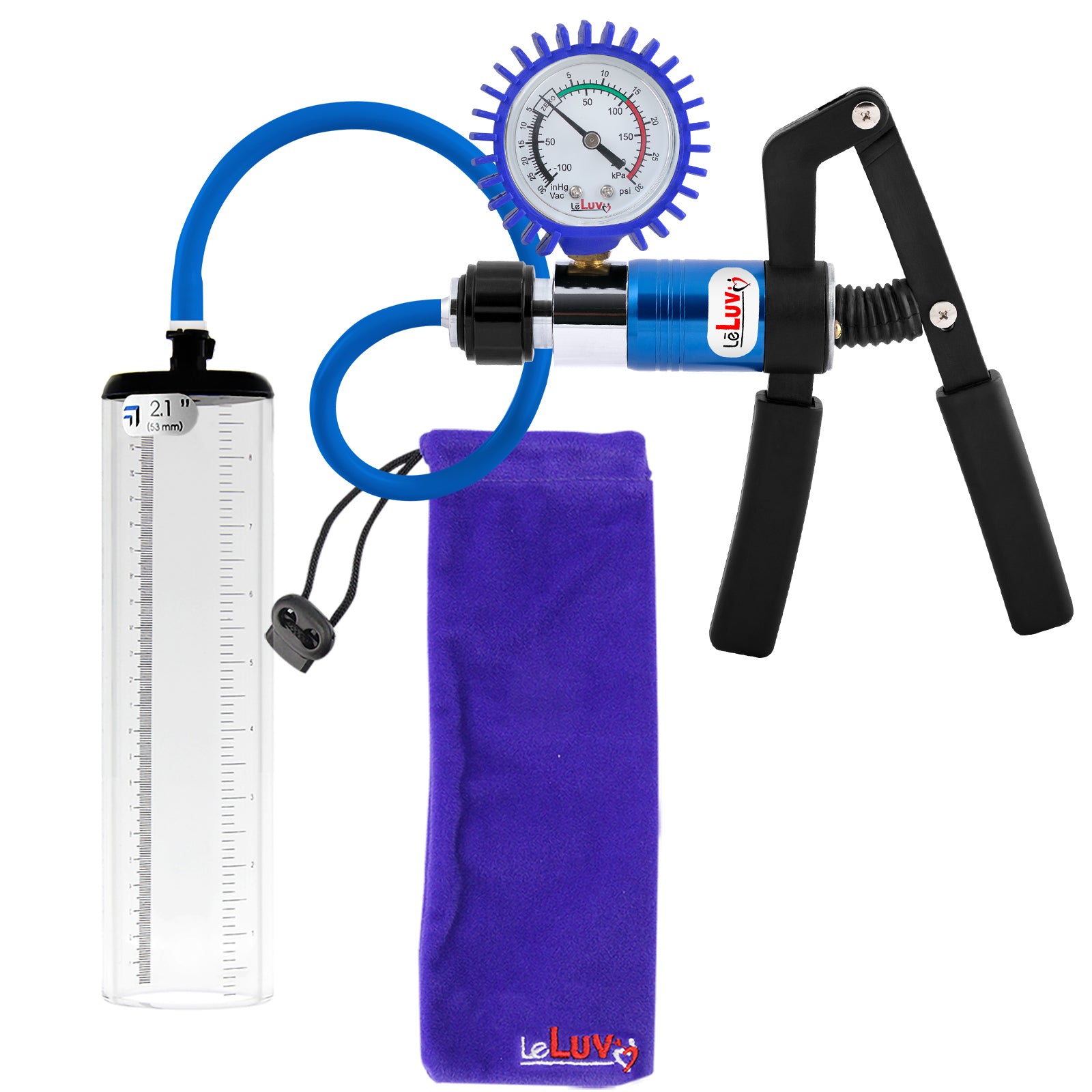 Blue + Protected Gauge / 9" x 2.1"