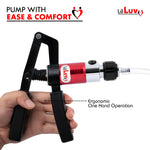 LeLuv Primo Pro+ Thick-Walled, No Flange Penis Pump with Color and Gauge Options
