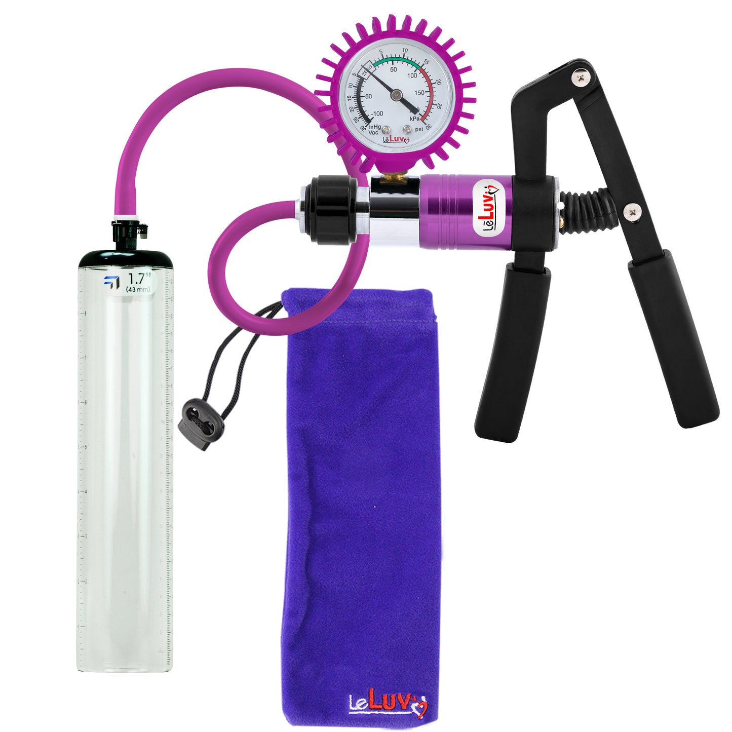 Purple + Protected Gauge / 9" x 1.7"