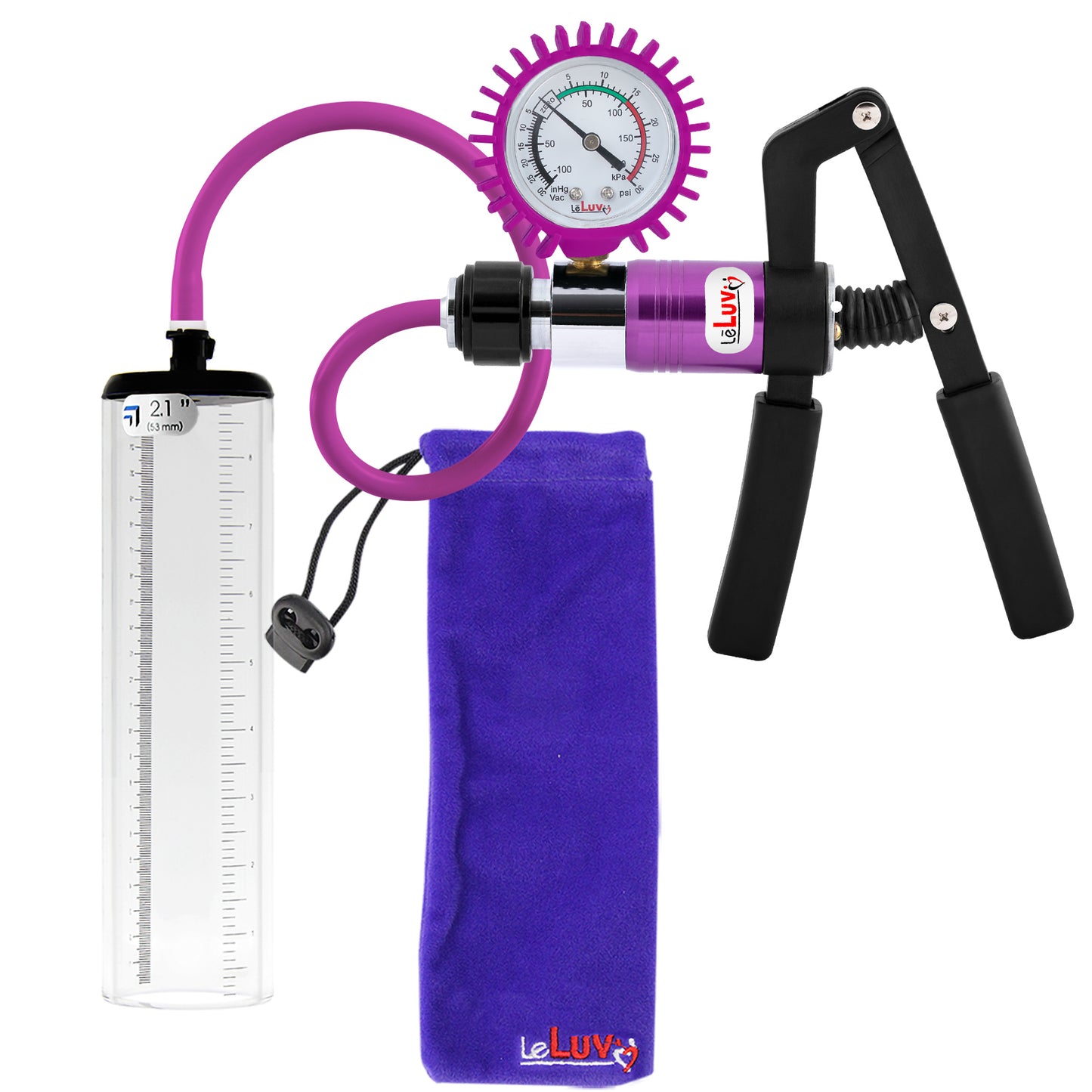 Purple + Protected Gauge / 9" x 2.1"