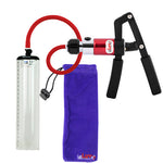 LeLuv Penis Pump with PRIMO Pro+ Handle| Thick Wall, No Flange Cylinder | Color and Gauge Options 