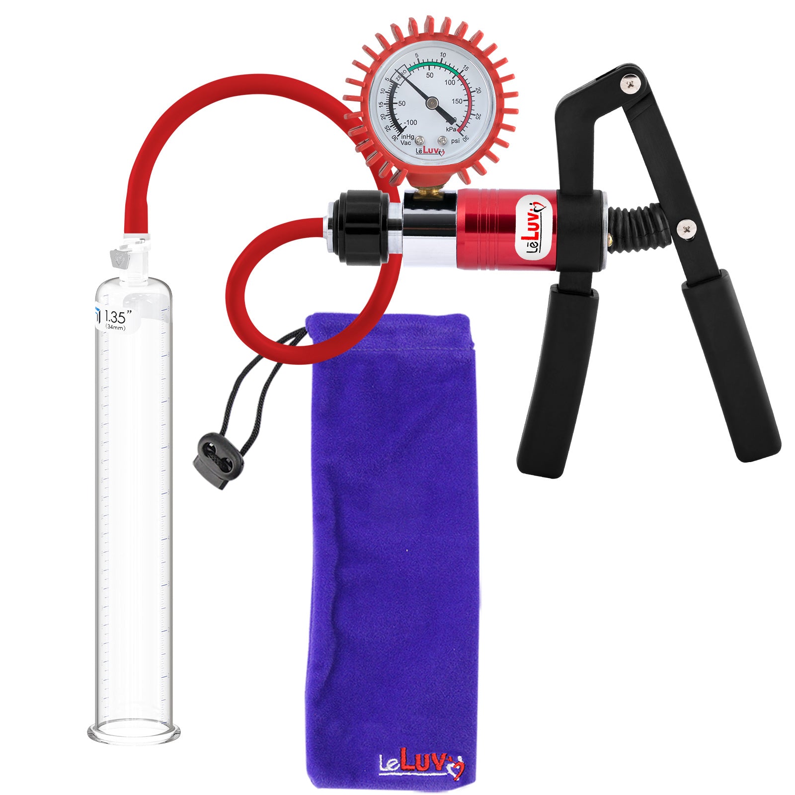 Red + Protected Gauge / 9" x 1.35"