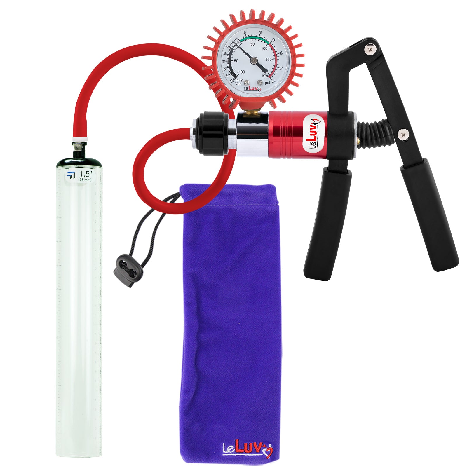 Red + Protected Gauge / 12" x 1.5"