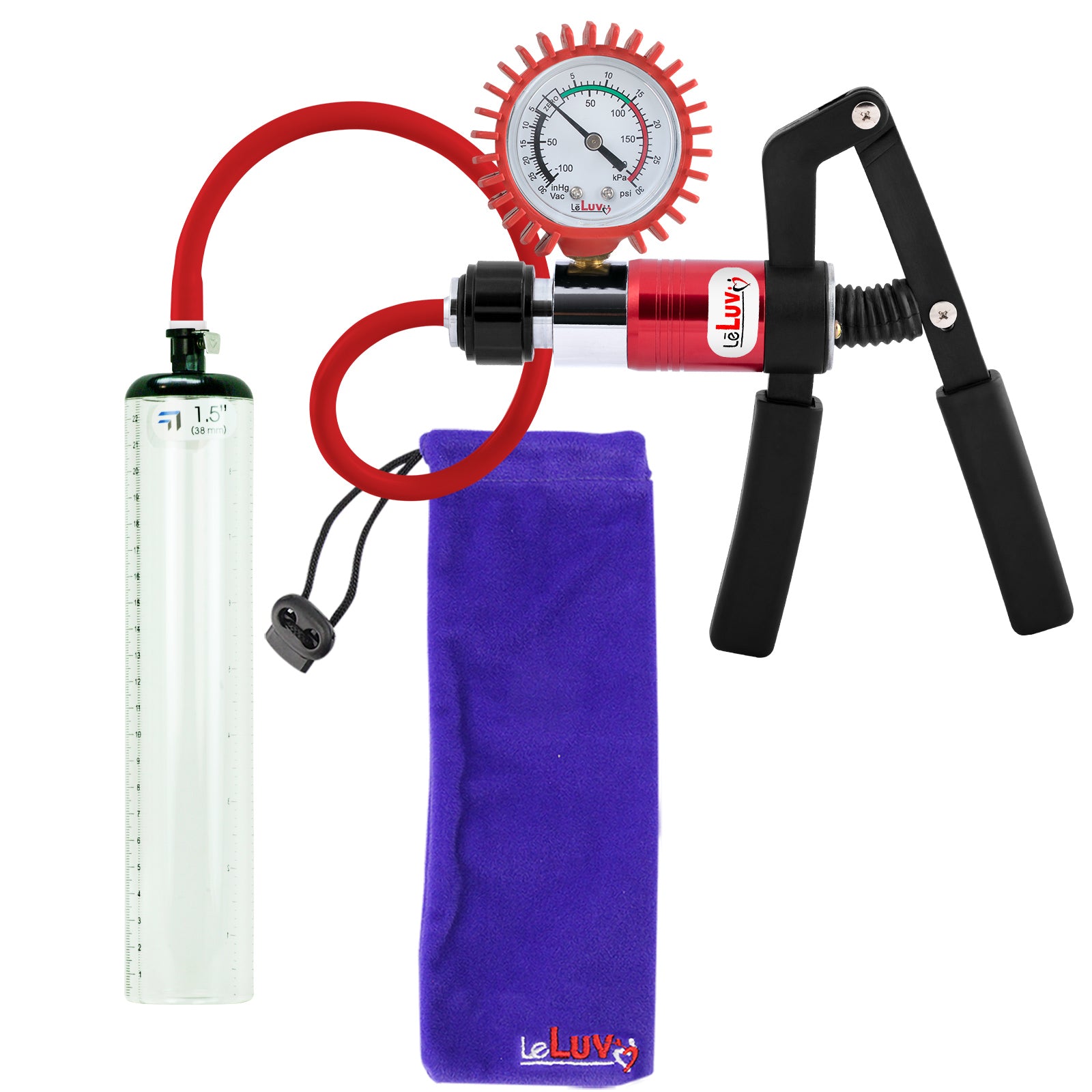 Red + Protected Gauge / 9" x 1.5"