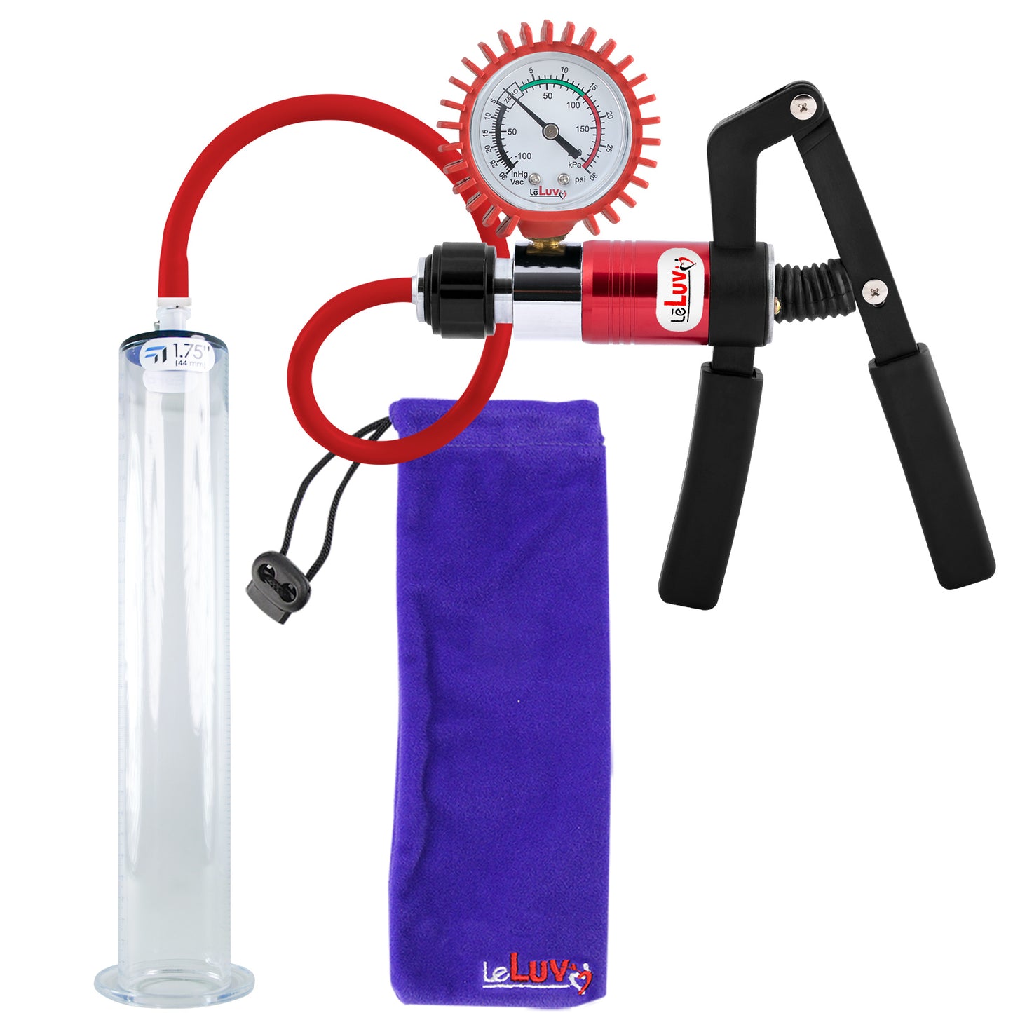 Red + Protected Gauge / 12" x 1.75"