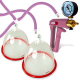 LeLuv MAXI Purple + Gauge Breast Pumping Kit Slippery Purple Hose Large Cups