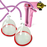 LeLuv MAXI Purple Breast Pumping Kit Slippery Purple Hose Medium Cups