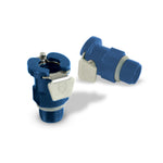 2 Pack Female Threaded Quick Release Connector for Vacuum Cylinders - Blue