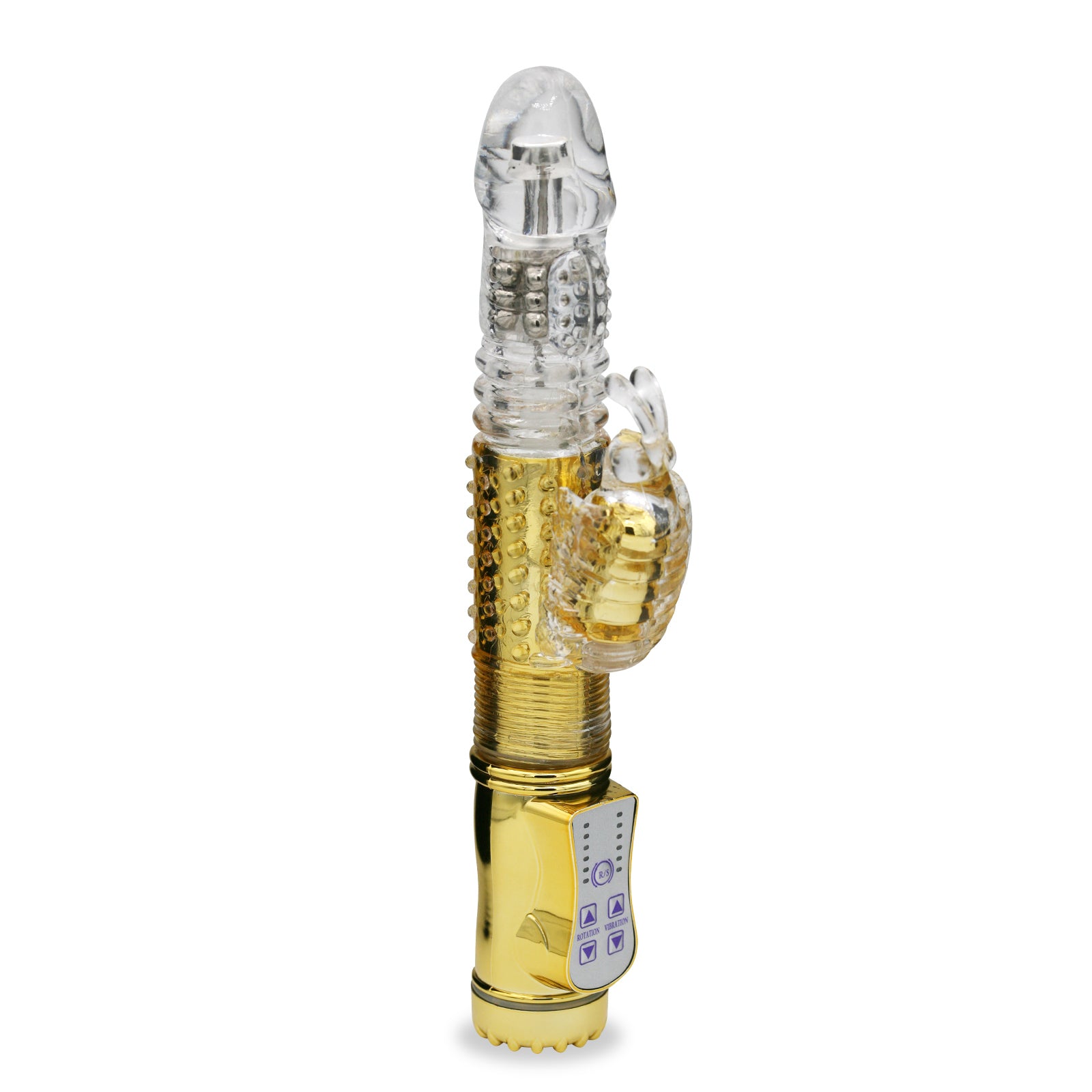 Thrusting Rabbit Vibrator | Dual Action Butterfly Clitoral Stimulator Thrusting Rabbit Vibrator | Dual Action Butterfly Clitoral Stimulator