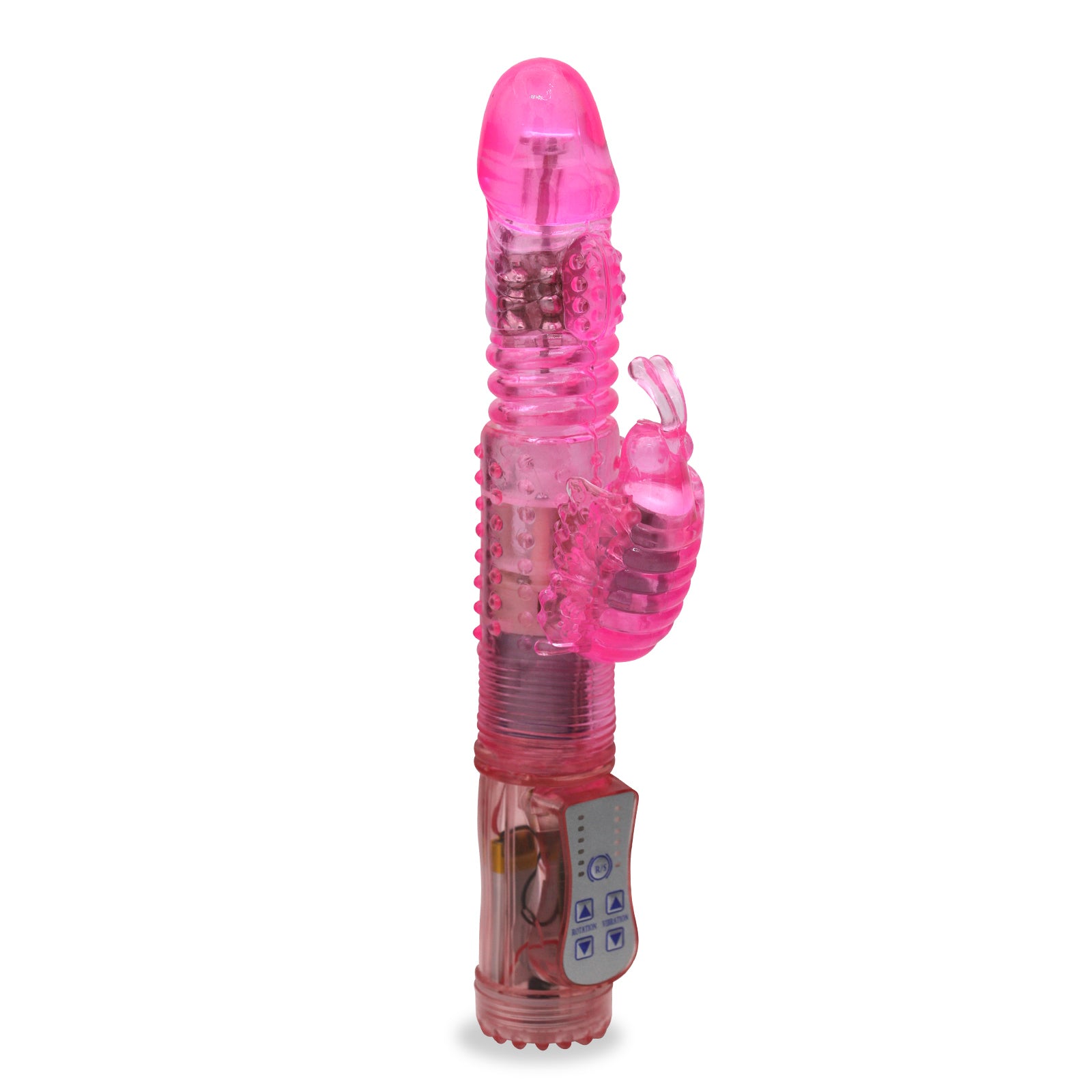 Thrusting Rabbit Vibrator | Dual Action Butterfly Clitoral Stimulator Thrusting Rabbit Vibrator | Dual Action Butterfly Clitoral Stimulator