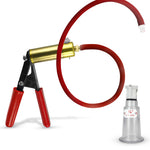 LeLuv ULTIMA Red Clitoris Pump Slippery Red Hose - Medium .75"