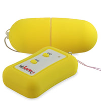 Remote Control Wireless 30 Function Vibrator Egg Bullet Couples Toy YELLOW