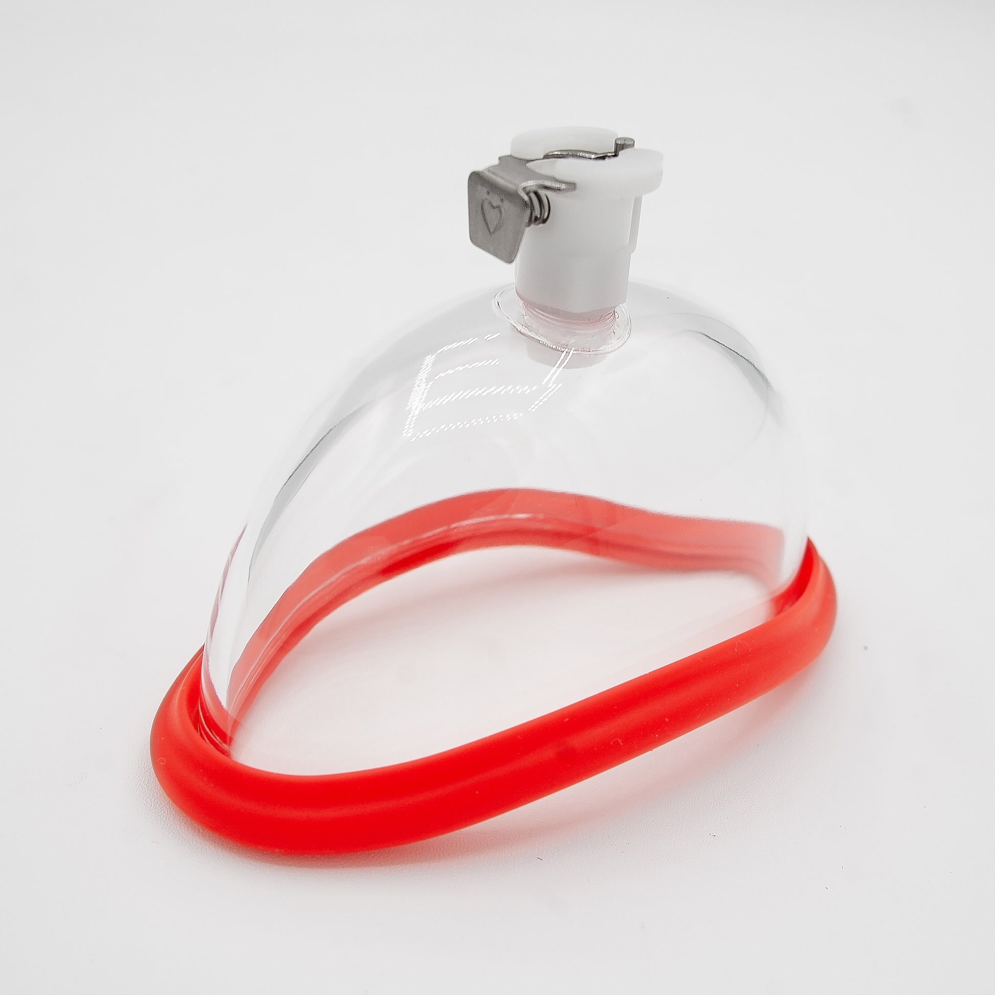 Replacement Contoured Labia Vacuum Cup & Fitting with Red cushion sleeve