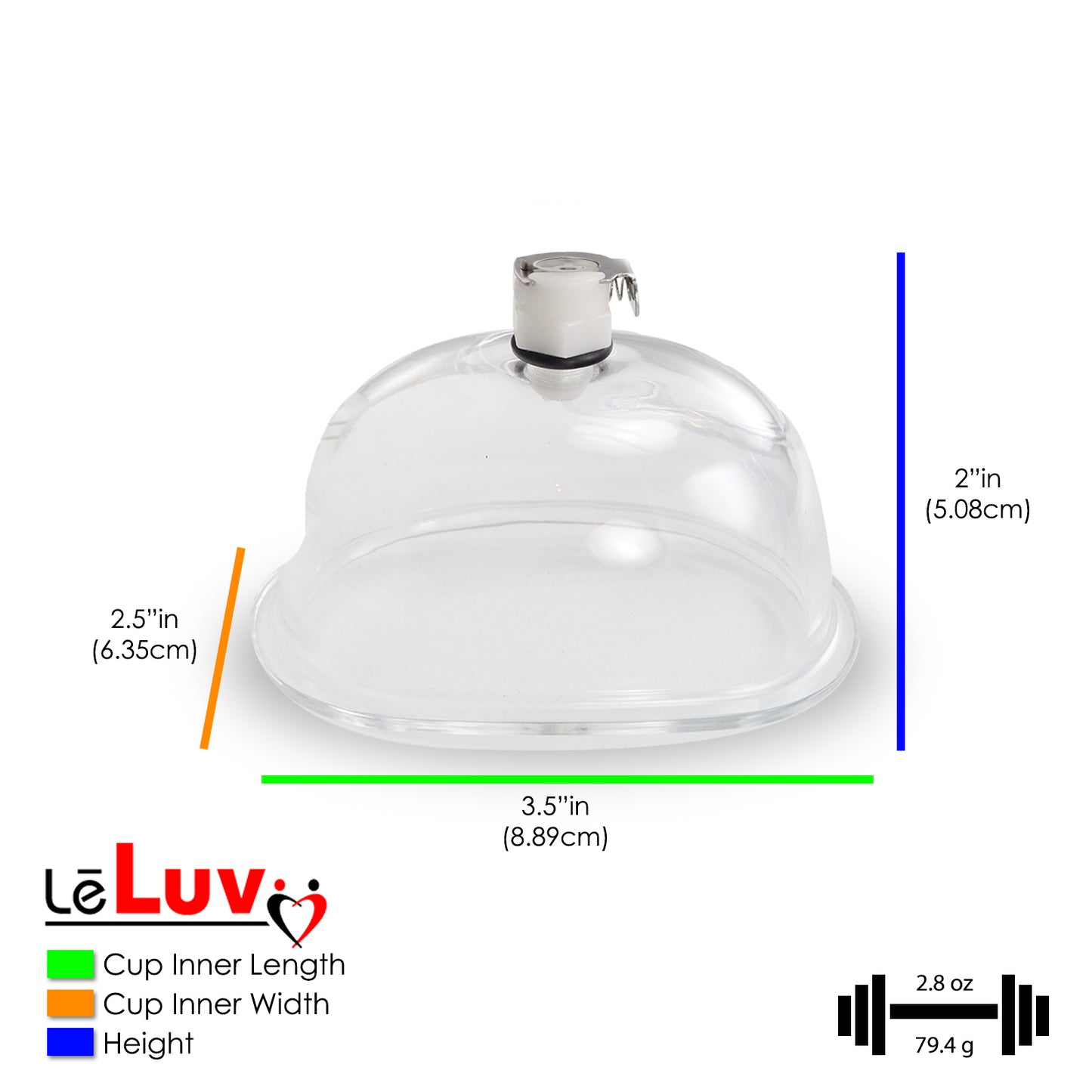 Labia Pump ULTIMA | Rubber Padded Handle with Clear Hose