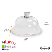 Labia Pump ULTIMA | Rubber Padded Handle with Clear Hose