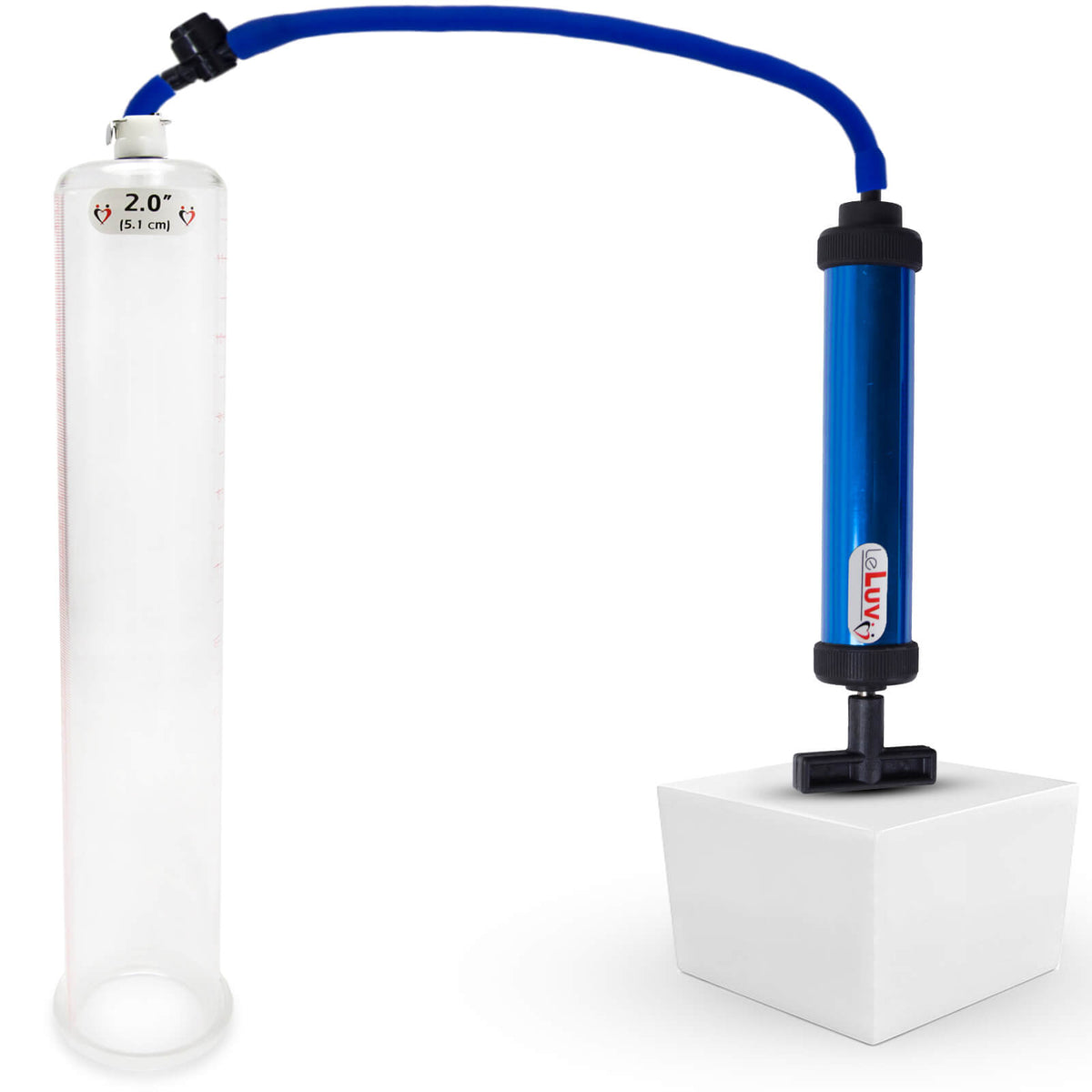 AERO Blue Pump Kit 12" x 2.00" Acrylic Cylinder