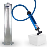 AERO Blue Penis Pump 12" Length x 2.25" Diameter WIDE Flange Cylinder
