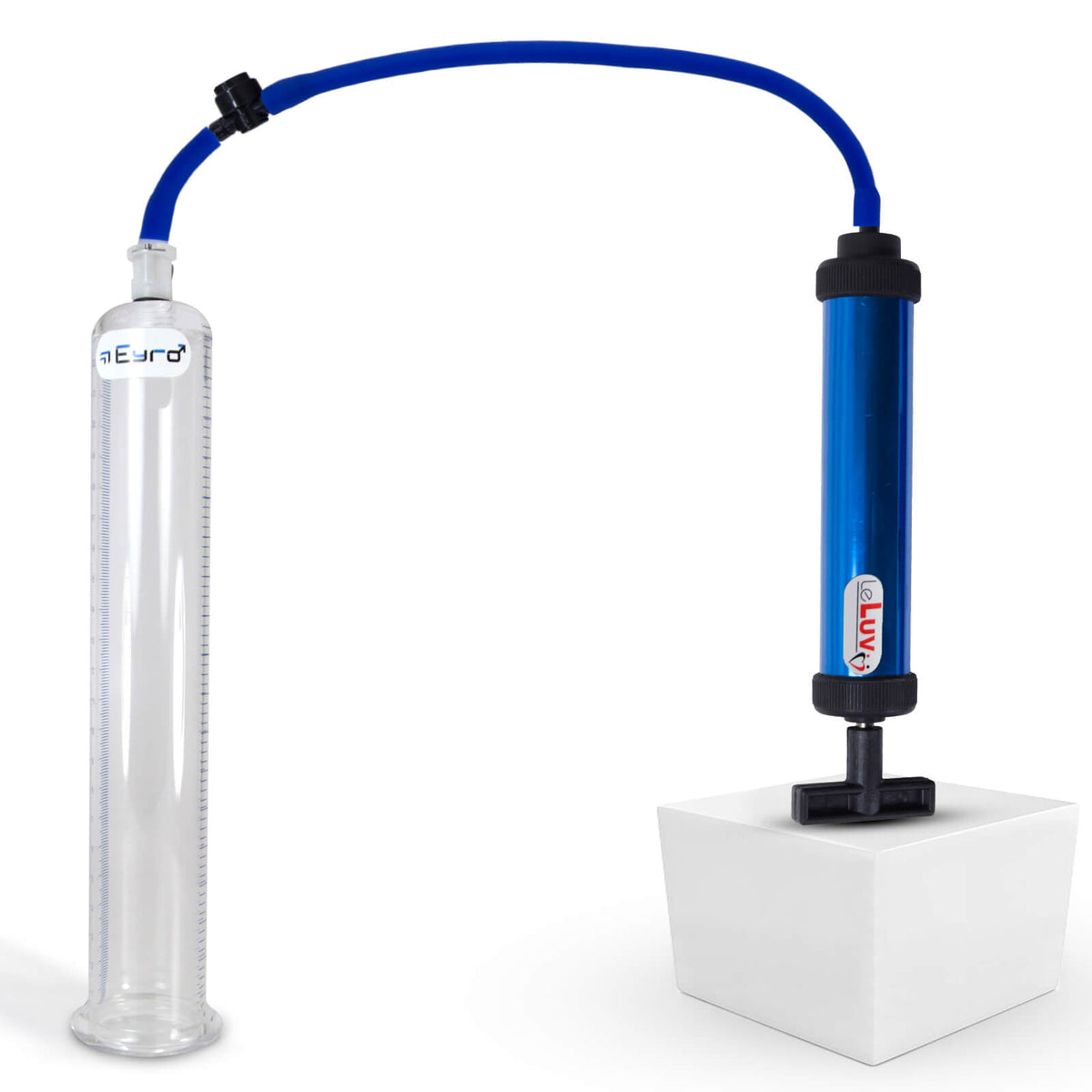 AERO Blue Pump Kit 9" x 1.35" Acrylic Cylinder