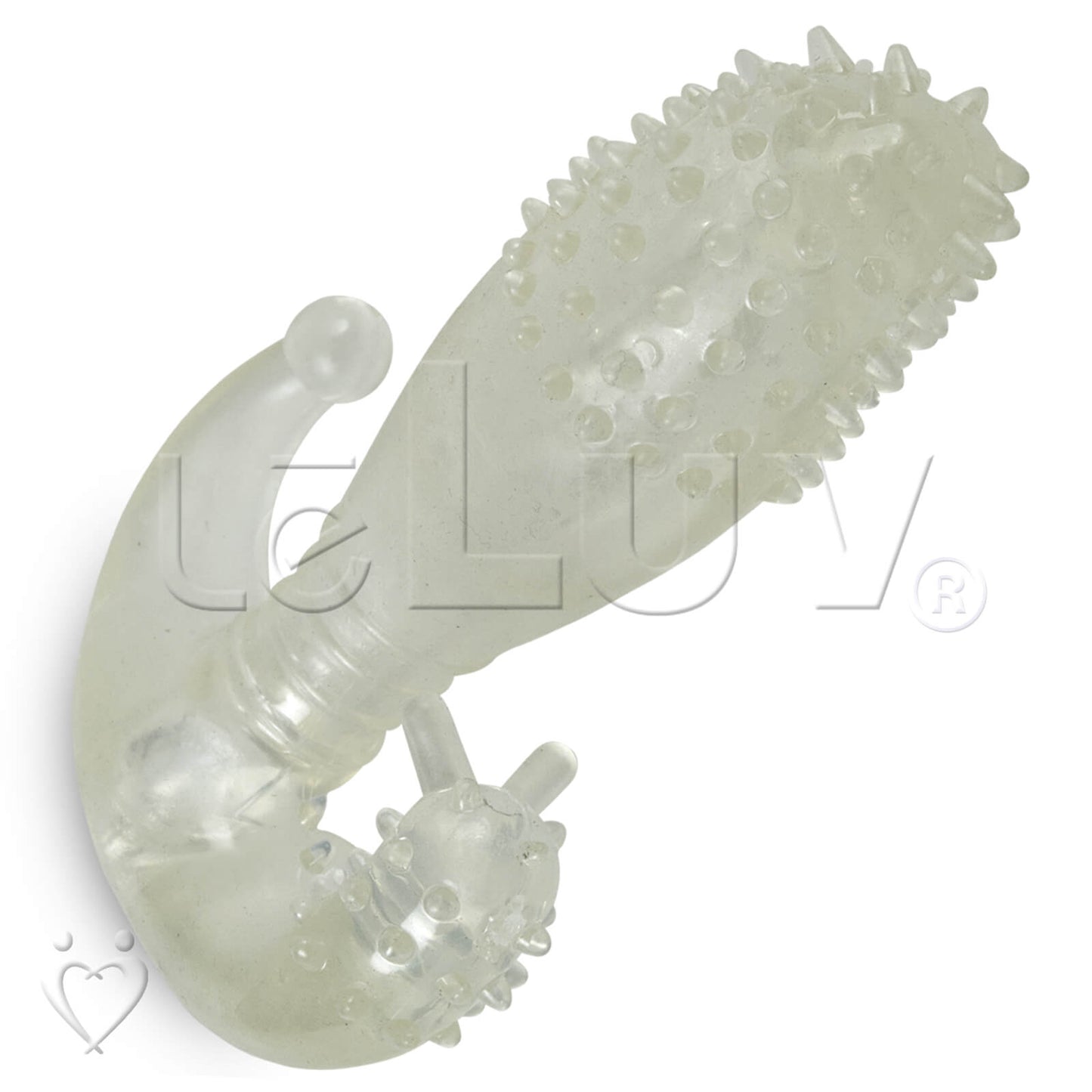 LeLuv Replacement Sleeve Prostate Vibe G Spot Massage Nub Remote Control Probe - White