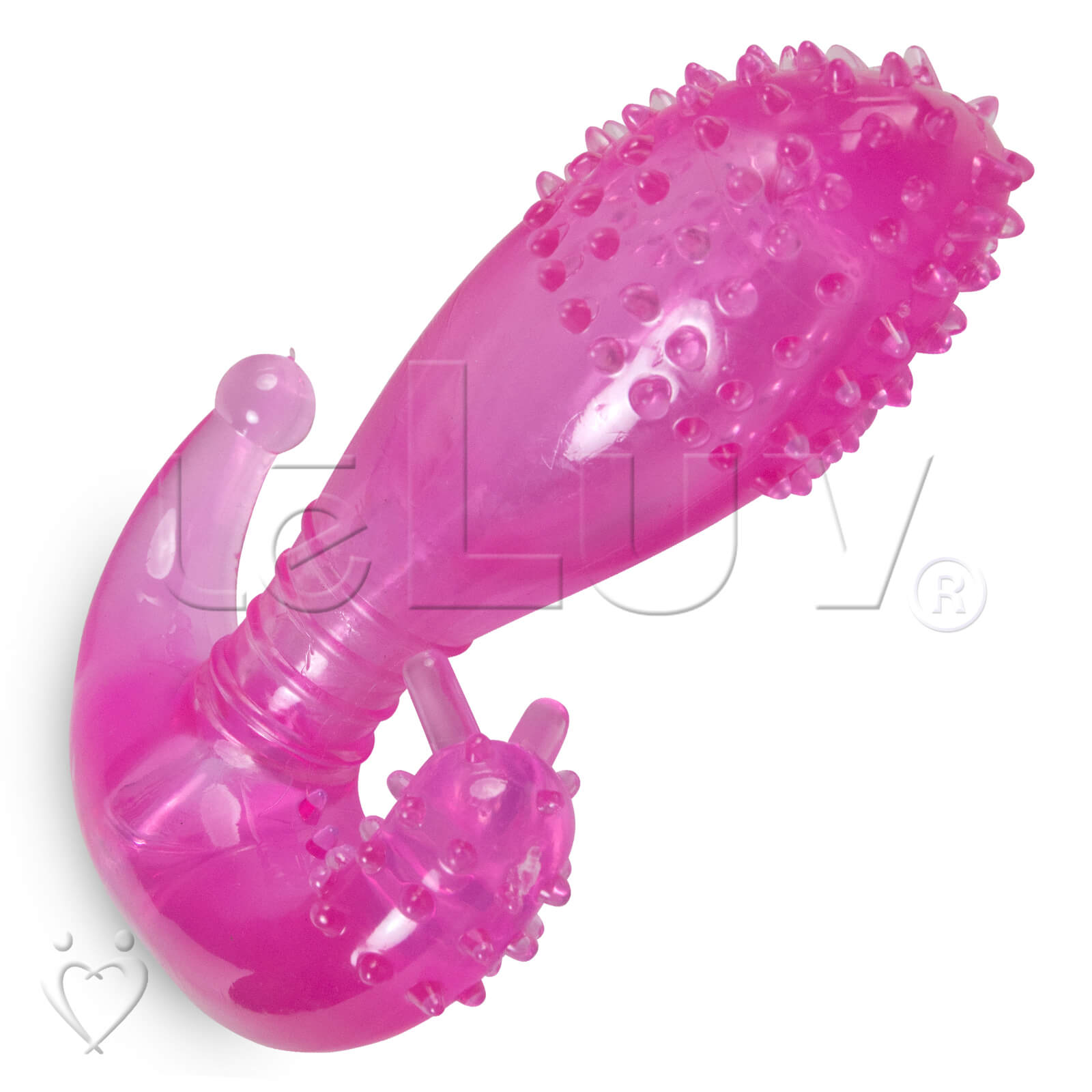 LeLuv Replacement Sleeve Prostate Vibe G Spot Massage Nub Remote Control Probe - Pink
