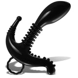 LeLuv ABS Black Prostate G Spot Stimulation Anal Nubs Curve Ring Triple Health Care