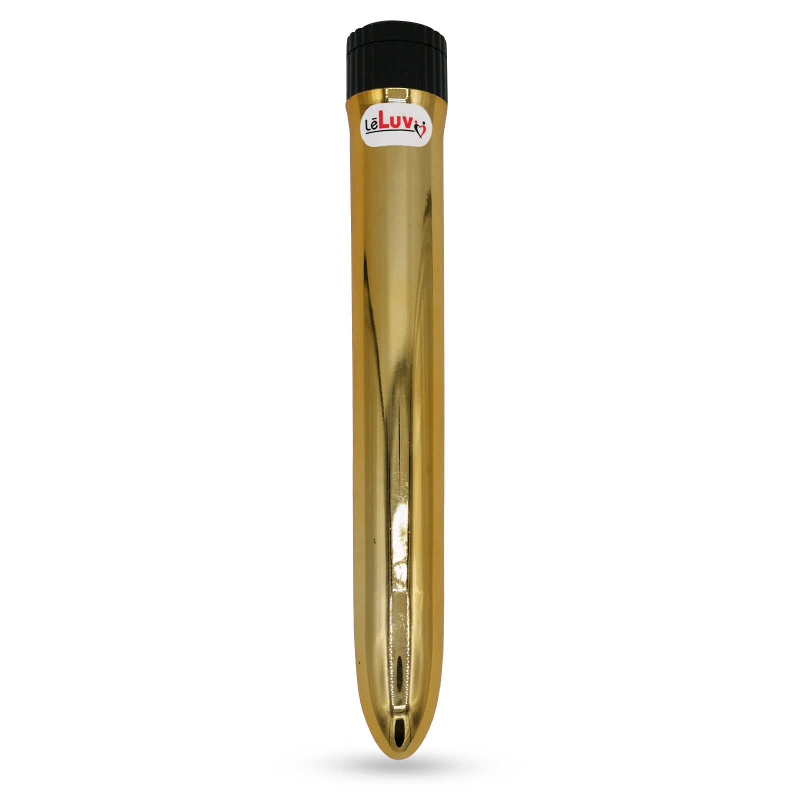 7" Classic Simple Vibrator Multi Speed Massager Gold
