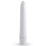 LeLuv 7" Classic Simple Vibrator Multi Speed Massager Sex Toy Vaginal Anal Dildo Probe White