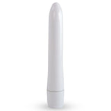 LeLuv 7" Classic Simple Vibrator Multi Speed Massager Sex Toy Vaginal Anal Dildo Probe White
