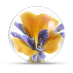 LeLuv Glass Flower Design Ben Wa / Kegel Balls Tightens Vagina