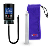 Smart LCD iPump Black Handheld Electric Penis Pump - 12" x 1.38" Acrylic Cylinder
