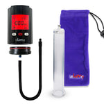 Smart LCD iPump Black Handheld Electric Penis Pump - 12" x 1.65" Cylinder