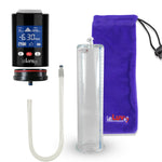 Smart LCD iPump Black Handheld Electric Penis Pump - 12" x 2.875" Acrylic Cylinder