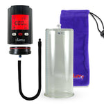 Smart LCD iPump Black Handheld Electric Penis Pump - 12" x 5.00" Cylinder
