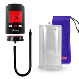 Smart LCD iPump Black Handheld Electric Penis Pump - 9" x 5.00" Cylinder