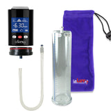Smart LCD iPump Black Handheld Electric Penis Pump - 12" x 3.00" Acrylic Cylinder