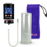 Smart LCD iPump Black Handheld Electric Penis Pump - 12" x 4.10" Cylinder