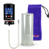 Smart LCD iPump Black Handheld Electric Penis Pump - 12" x 4.50" Cylinder