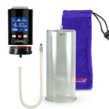 Smart LCD iPump Black Handheld Electric Penis Pump - 12" x 5.00" Cylinder