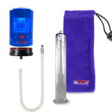 Smart LCD iPump Blue Handheld Electric Penis Pump - 12" x 1.75" Acrylic Cylinder