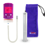 Smart LCD iPump Purple Handheld Electric Penis Pump - 12" x 1.50" Acrylic Cylinder
