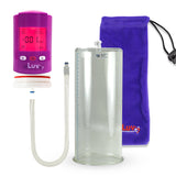 Smart LCD iPump Purple Handheld Electric Penis Pump - 12" x 5.00" Cylinder